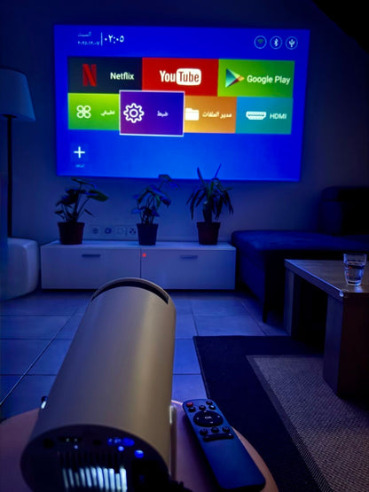 Portable Smart Projector — 1080p native with 4K Support