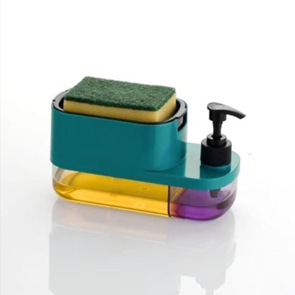 3-in-1 Smart Soap Dispenser with Sponge Holder