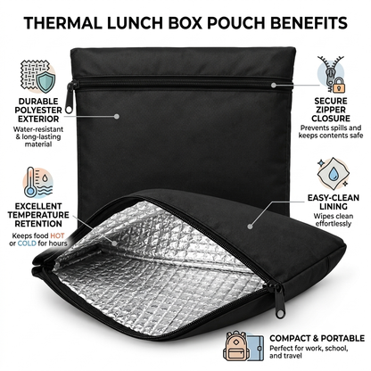 Premium Insulated Tiffin Lunch Pouch