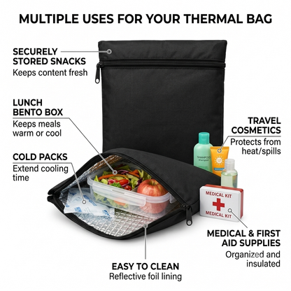 Premium Insulated Tiffin Lunch Pouch